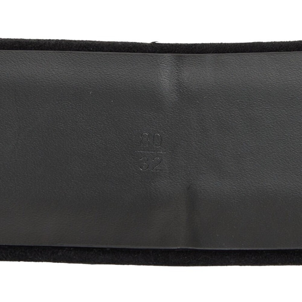 Chanel belt, size 80 (32), black suede, with colored stones, for women. - Picture 6 of 7